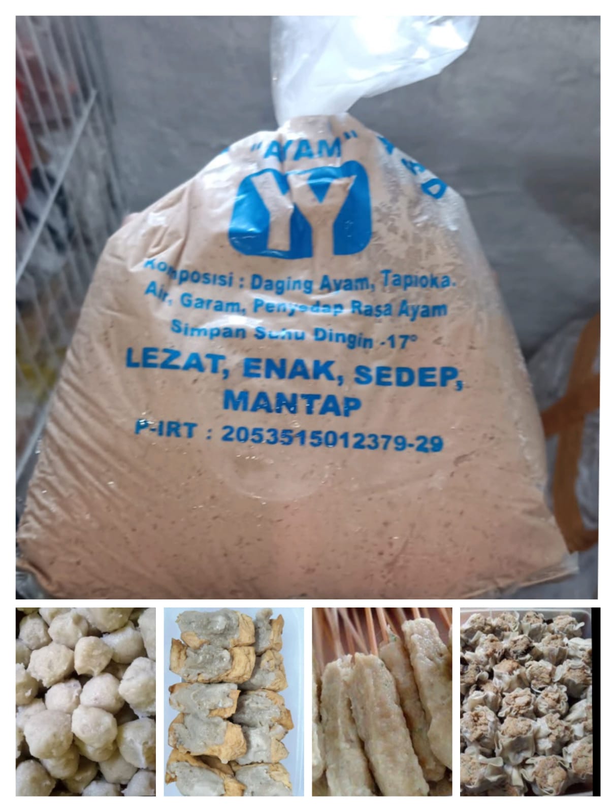 Jladren ayam cap biru